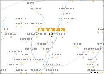 map of Goundo Kwara