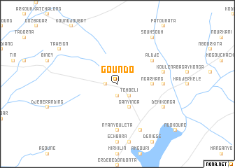 map of Goundo