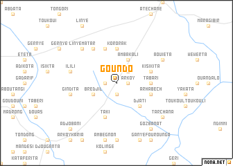 map of Goundo