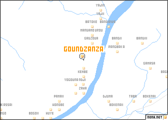 map of Goundzanza