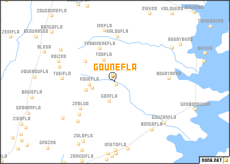 map of Gounéfla