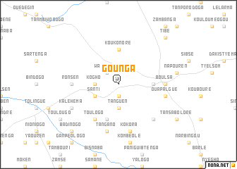 map of Gounga