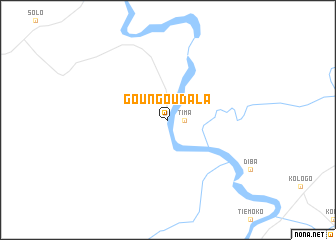 map of Goungoudala