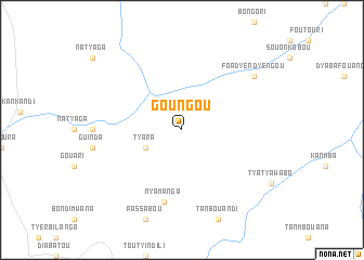 map of Goungou