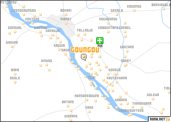 map of Goungou