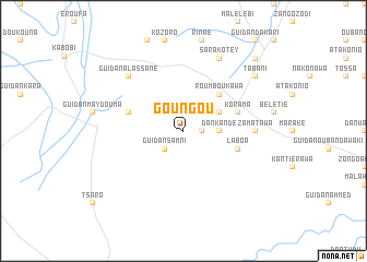 map of Goungou