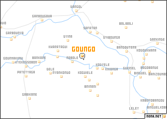 map of Goungo