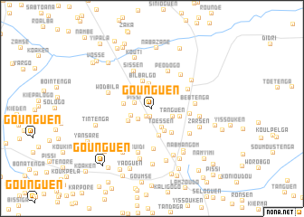 map of Gounguen