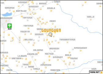 map of Gounguen