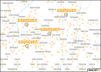 map of Gounguen