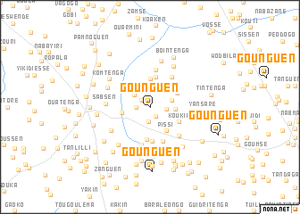 map of Gounguen