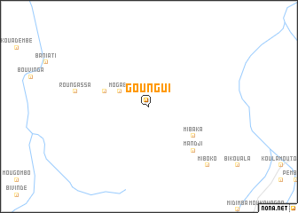 map of Goungui