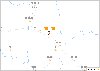 map of Gouni II