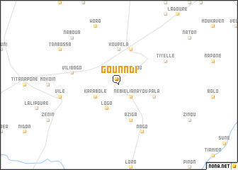 map of Gounndi