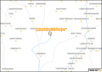 map of Gounou Bangou