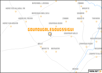 map of Gounougalé Dougssigui