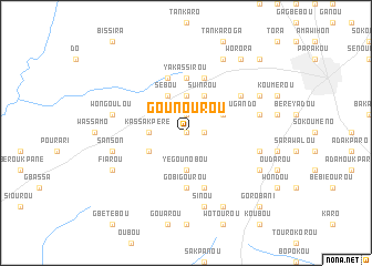 map of Gounourou