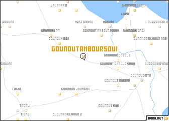 map of Gounou Tamboursou I