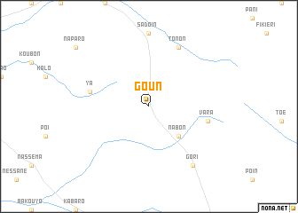 map of Goun