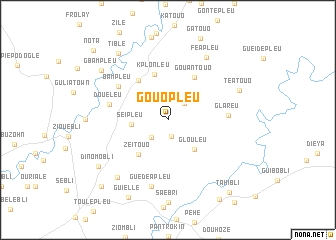 map of Gouopleu