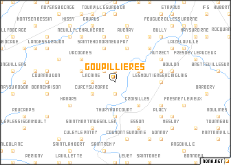 map of Goupillières