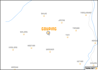 map of Gouping