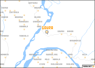 map of Goura