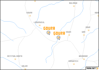 map of Goura