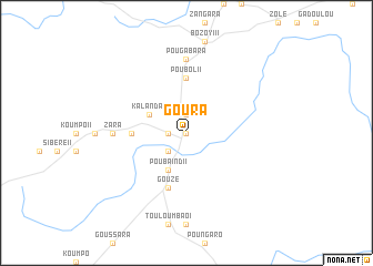 map of Goura