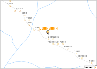 map of Gourbaka