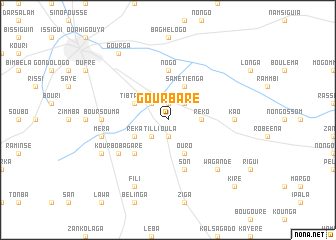 map of Gourbaré