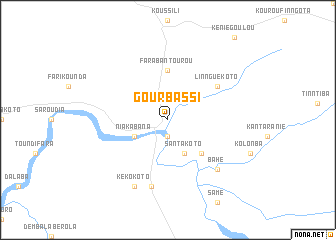 map of Gourbassi