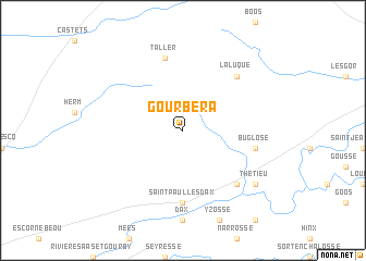 map of Gourbera