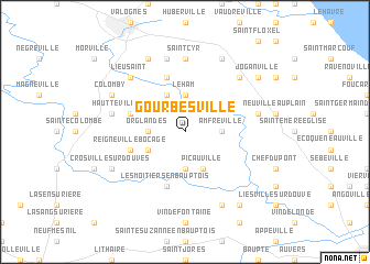 map of Gourbesville
