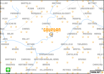 map of Gourdan