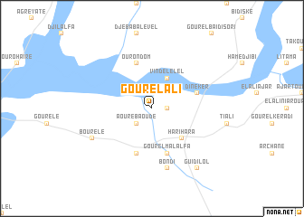 map of Gourel Ali