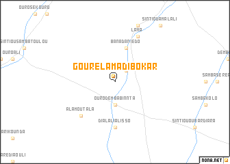 map of Gourel Amadi Bokar