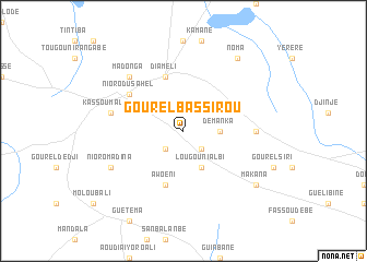 map of Gourel Bassirou