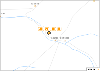 map of Gourel Bouli