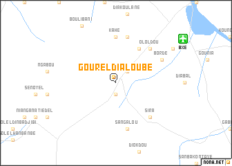map of Gourel Dialoubé
