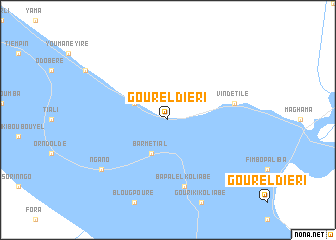 map of Gourel Diéri