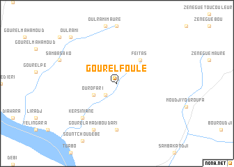 map of Gourel Foulé