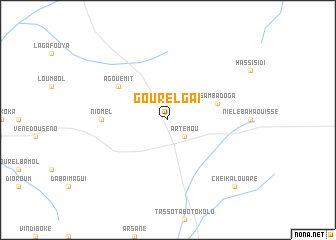 map of Gourel Gaï