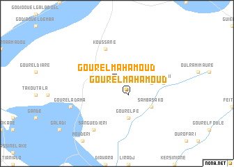 map of Gourel Mahamoud