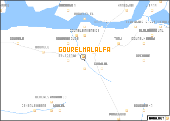 map of Gourel Malalfa