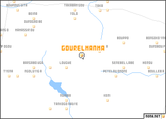 map of Gourèl Manma