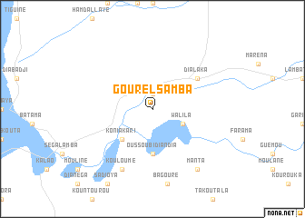 map of Gourel Samba
