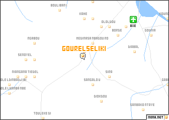 map of Gourel Seliki