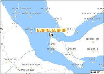 map of Gourel Somana