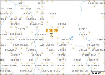 map of Goure